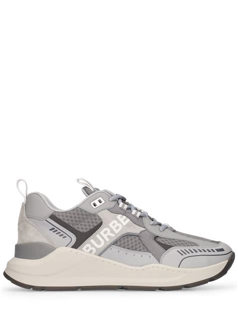 gray burberry sneakers|padded classic burberry sneakers.